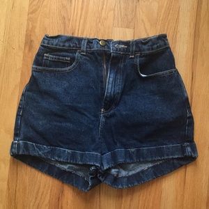 High rise shorts